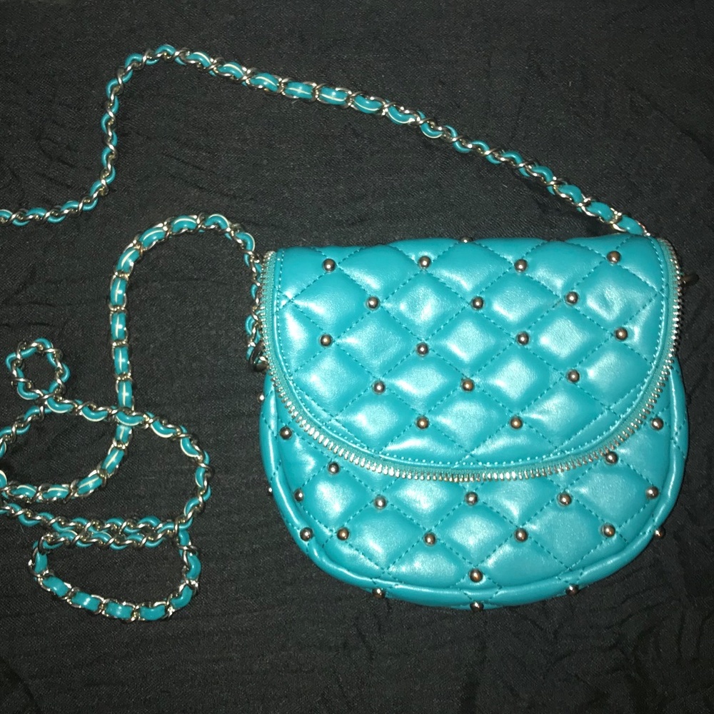 The Many Moods Of Poppie Jones Turquoise Crossbag